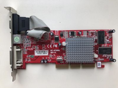 Лот: 25107199. Фото: 1. AGP 64Mb GeCube ATI Radeon 7000... Видеокарты