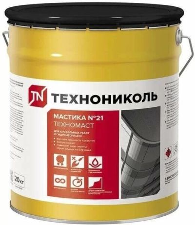 Лот: 18576010. Фото: 1. Мастика кровельная ТЕХНОНИКОЛЬ... Смеси, шпатлевки, цемент