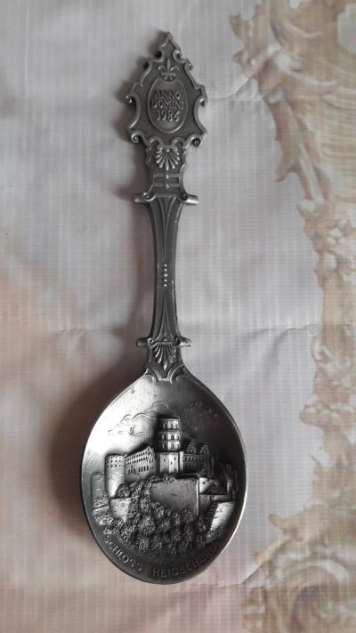 Лот: 15767358. Фото: 1. Ложка Коллекционная - Zinn (Олово... Предметы интерьера и быта