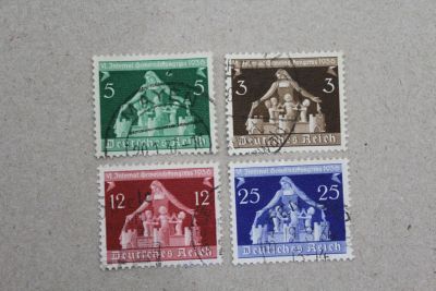 Лот: 24680015. Фото: 1. Германия 1936 года. 3 Рейх. Конгресс... Марки