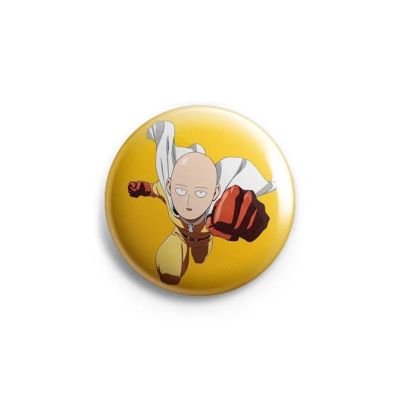 Лот: 10244568. Фото: 1. Значок One-Punch Man Ванпанчмен... Сувенирные