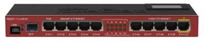 Лот: 19903113. Фото: 1. Маршрутизатор 10-port MikroTik... Коммутаторы