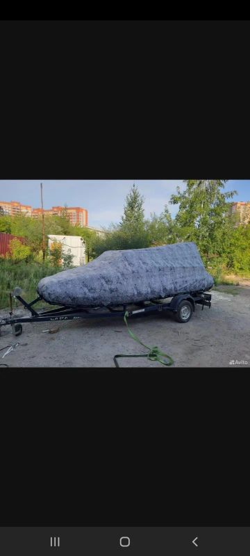 Лот: 25241889. Фото: 1. Пвх лодка 475 с мотором и прицепом. Лодки и катера