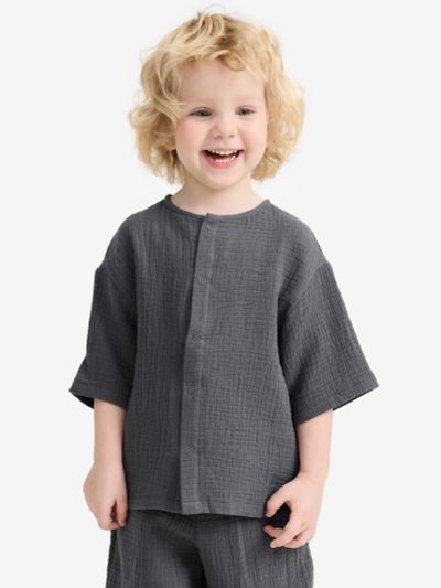 Лот: 25327618. Фото: 1. Рубашка детская HAPPY BABY, Серый. Другое (спортивная одежда)