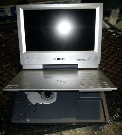 Лот: 1547337. Фото: 1. DVD плеер ORBIT на запчасти или... Плееры