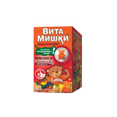 Лот: 23711219. Фото: 1. ВитаМишки Иммуно плюс паст.жев... Лекарства