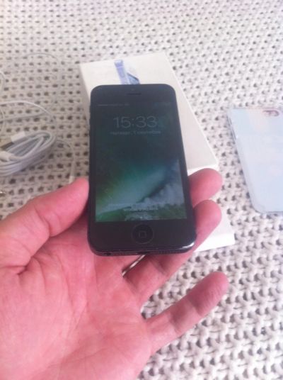 Лот: 8100952. Фото: 1. iPhone 5 отличное состояние. Смартфоны
