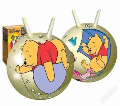 Лот: 1109630. Фото: 1. Мяч кенгуру с рожками UNICE "Винни... Другое (дети растут)