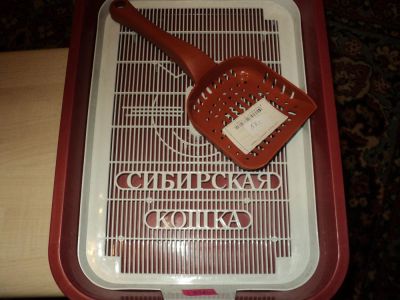 Лот: 6317969. Фото: 1. набор лоток+совок. Миски, лотки, наполнители