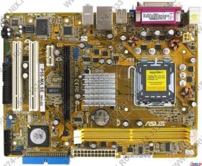 Лот: 343881. Фото: 1. Материнская плата Asus P5S-MX... Материнские платы