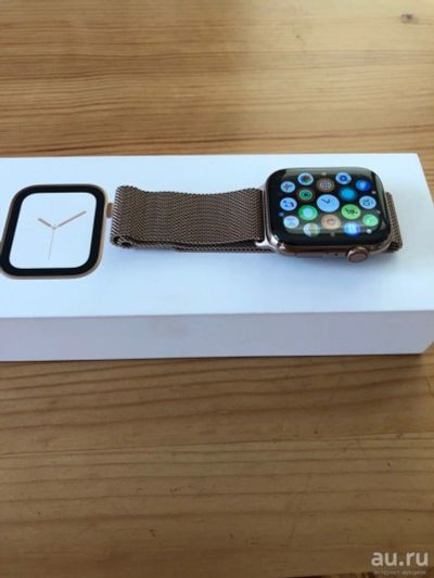 Лот: 14069315. Фото: 1. Apple Watch 44mm (Series 5) GPS... Смарт-часы, фитнес-браслеты, аксессуары