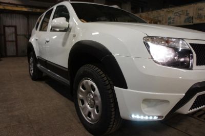 Лот: 6401221. Фото: 1. Накладки на ПТФ (LED), Renault... Детали тюнинга