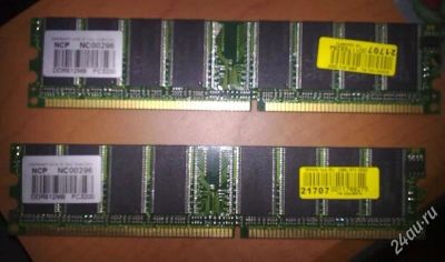 Лот: 1150494. Фото: 1. DDR1 512MB PC 3200 (2 планки). Оперативная память
