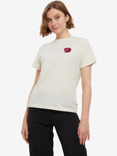 Лот: 22441919. Фото: 1. Футболка женская Fjallraven, Бежевый. Другое (спортивная одежда)