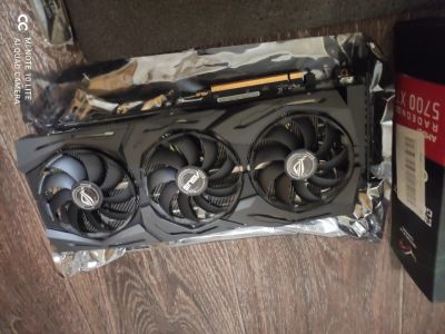 Лот: 17176898. Фото: 1. Видеокарта ASUS ROG Strix Radeon... Видеокарты