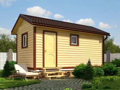 Лот: 11872970. Фото: 1. Каркасная баня 6*3. Срубы, бани, дома