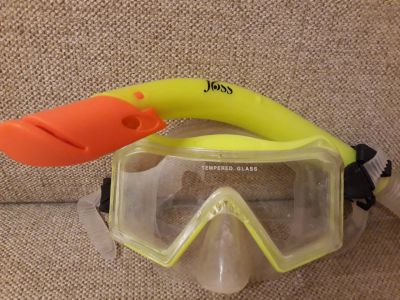 Лот: 12589723. Фото: 1. плавательная маска с трубкой Joss. Маски, очки