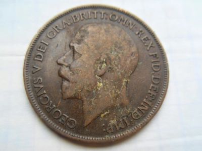 Лот: 7345962. Фото: 1. Великобритания 1 пенни 1917. Великобритания и острова