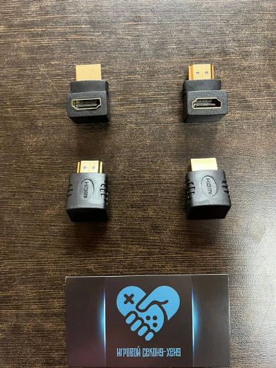Лот: 19610827. Фото: 1. Угловой переходник HDMI адаптер... Шлейфы, кабели, переходники