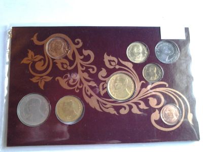 Лот: 4123416. Фото: 1. 8 новых без обращения монет Тайланда... Наборы монет