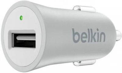 Лот: 24951917. Фото: 1. Автомобильное_З\У - USB_2.4A Belkin... Зарядные устройства, блоки питания, адаптеры сетевые для смартфонов