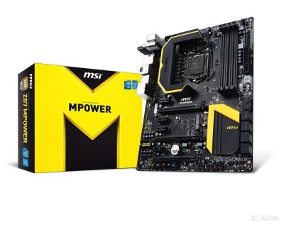 Лот: 12667775. Фото: 1. MSI mpower Z87 обмен, желательно... Материнские платы