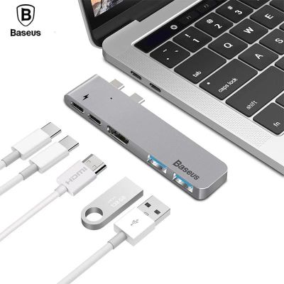 Лот: 12250073. Фото: 1. Хаб переходник Baseus Thunderbolt... USB хабы