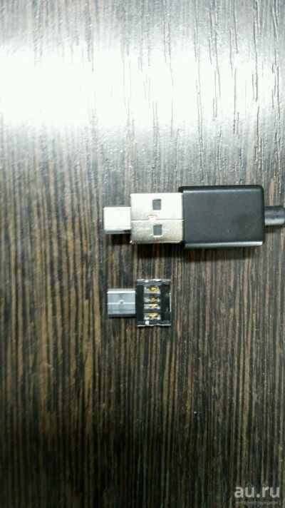 Лот: 9894748. Фото: 1. Переходник с micro USB на USB... Дата-кабели, переходники
