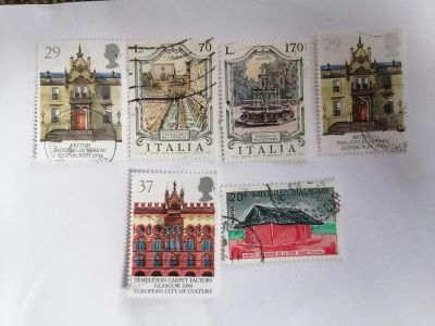 Лот: 25644747. Фото: 1. Архитектура набор марок. Марки