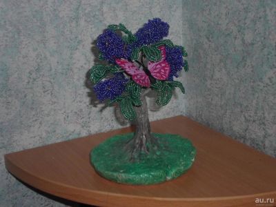 Лот: 9295382. Фото: 1. сирень. Бисероплетение