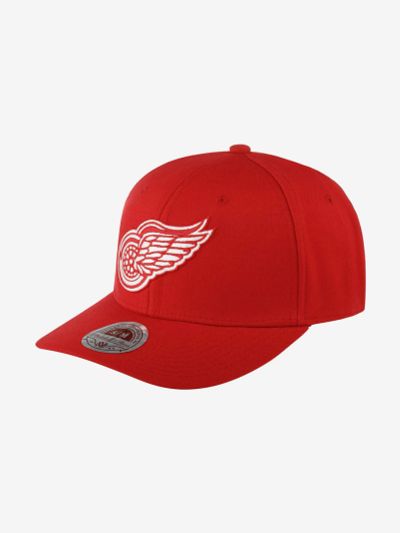 Лот: 22424461. Фото: 1. Бейсболка MITCHELL NESS MN-NHL-EU127-DETRED-RED... Другое (спортивная одежда)