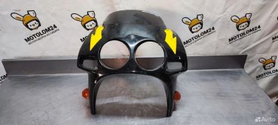 Лот: 22463400. Фото: 1. Пластик морды Honda CBR400RR... Запчасти