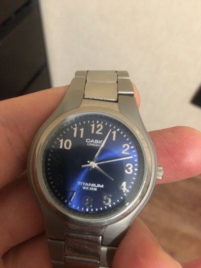 Лот: 15130656. Фото: 1. Часы Casio оригинал корпус титановый. Оригинальные наручные часы