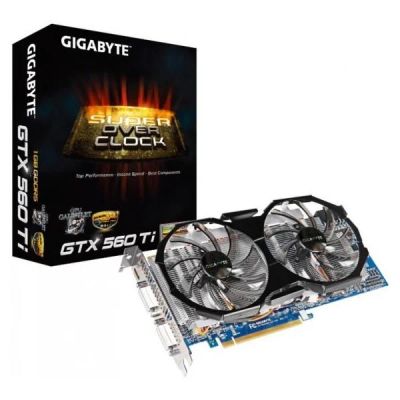 Лот: 3002341. Фото: 1. видеокарта gigabyte gtx 560 overclock. Видеокарты