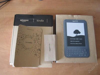 Лот: 1647559. Фото: 1. amazon kindle 3 keyboard 3G WiFi... Электронные книги