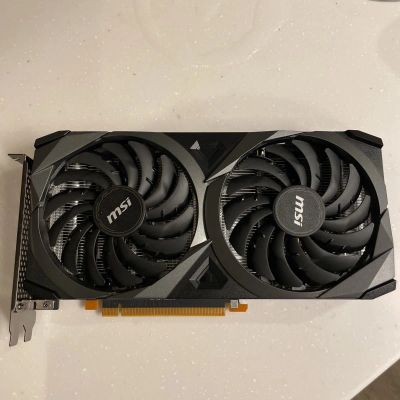 Лот: 18139586. Фото: 1. Видеокарта MSI 3060ti ventus 2x... Видеокарты