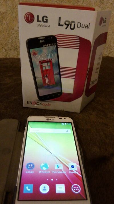Лот: 8834878. Фото: 1. Смартфон LG L90 Dual. Смартфоны