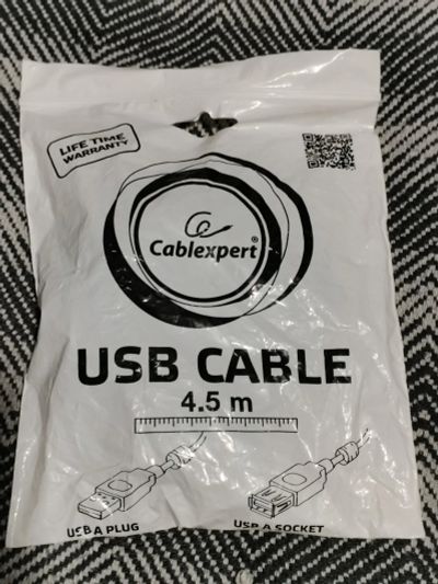 Лот: 18144122. Фото: 1. Кабель удлинитель USB 2.0(AM... Шлейфы, кабели, переходники