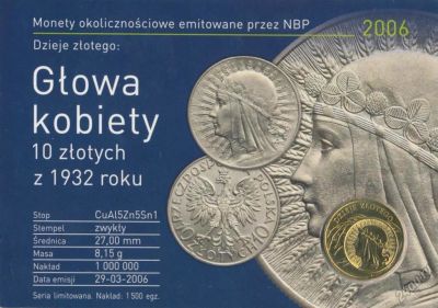 Лот: 5894219. Фото: 1. Польша 2006 2 злотых монета 10... Европа