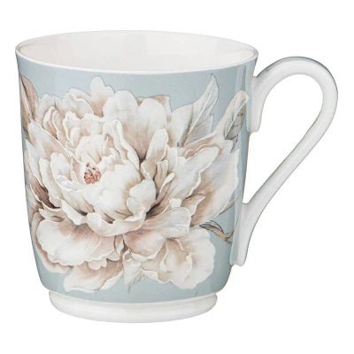 Лот: 25301736. Фото: 1. Кружка Lefard White Flower. Кружки, стаканы, бокалы