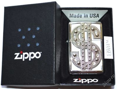 Лот: 2147788. Фото: 1. Zippo $ Swarovski Bling emblem... Сувенирные мелочи