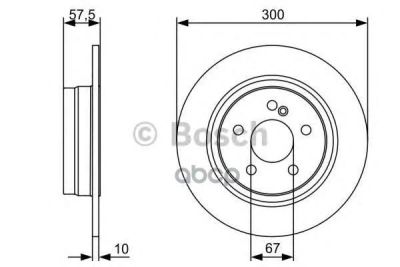 Лот: 14082077. Фото: 1. Диск тормозной Bosch арт. 0986479410. Другое (автозапчасти)