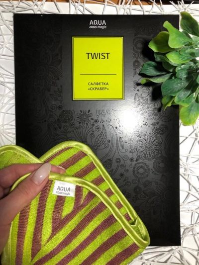 Лот: 13491861. Фото: 1. Салфетка-скрабер Twist от Greenway. Инвентарь для уборки