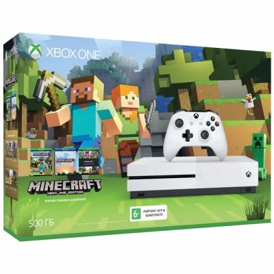 Лот: 8942871. Фото: 1. Microsoft Xbox One S 500 ГБ... Игровые приставки, консоли