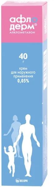 Лот: 23987684. Фото: 1. Афлодерм крем 0,05% 40г. Лекарства