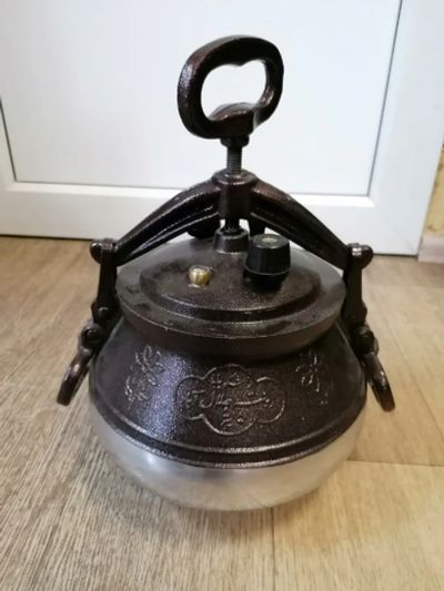 Лот: 17001015. Фото: 1. Афганский казан с ручками 5 л. Жаровни, казаны
