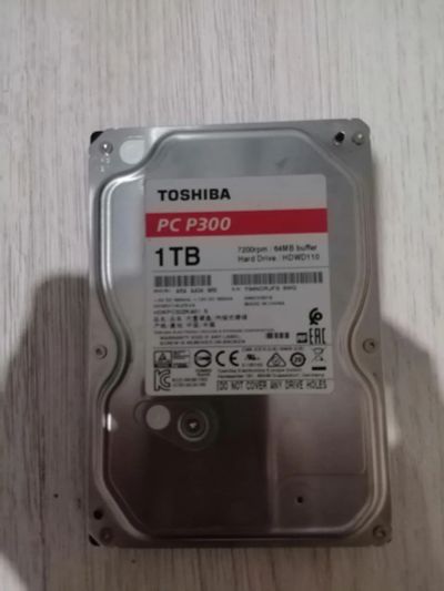 Лот: 21040126. Фото: 1. Жёсткий диск Toshiba PC P300. Жёсткие диски (HDD)