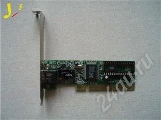Лот: 284048. Фото: 1. LAN card, сетевая карта ACORP... Платы расширения, контроллеры, доп. порты