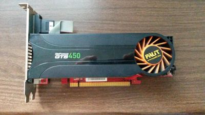 Лот: 4271210. Фото: 1. Palit NVidia GeForce GTS 450 1024M... Видеокарты