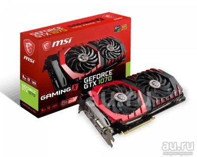 Лот: 21509304. Фото: 1. Видеокарта MSI GeForce GTX 1070... Видеокарты